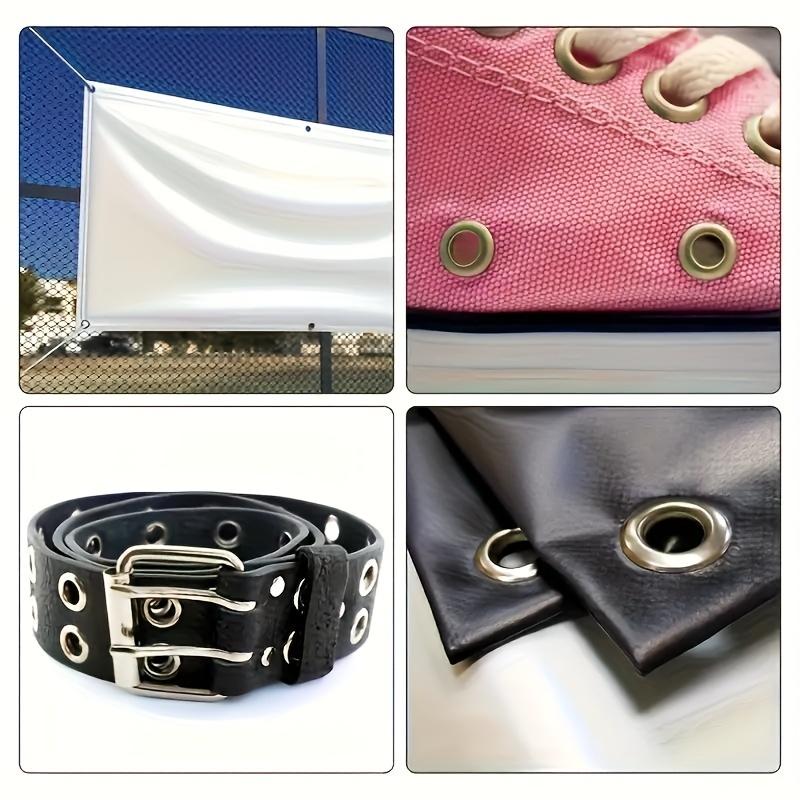 101pcs 4.5mm Golden Grommet Tool Kit - Professional DIY Eyelet Punch Pliers Set for Faux Leather, Fabric, and Belt with 100 Metal Eyelets, Washers, and Portable Hand Press - Ideal for Tarp Hole Punch, Rivet Press, and Crimper Tasks Sewing Tools