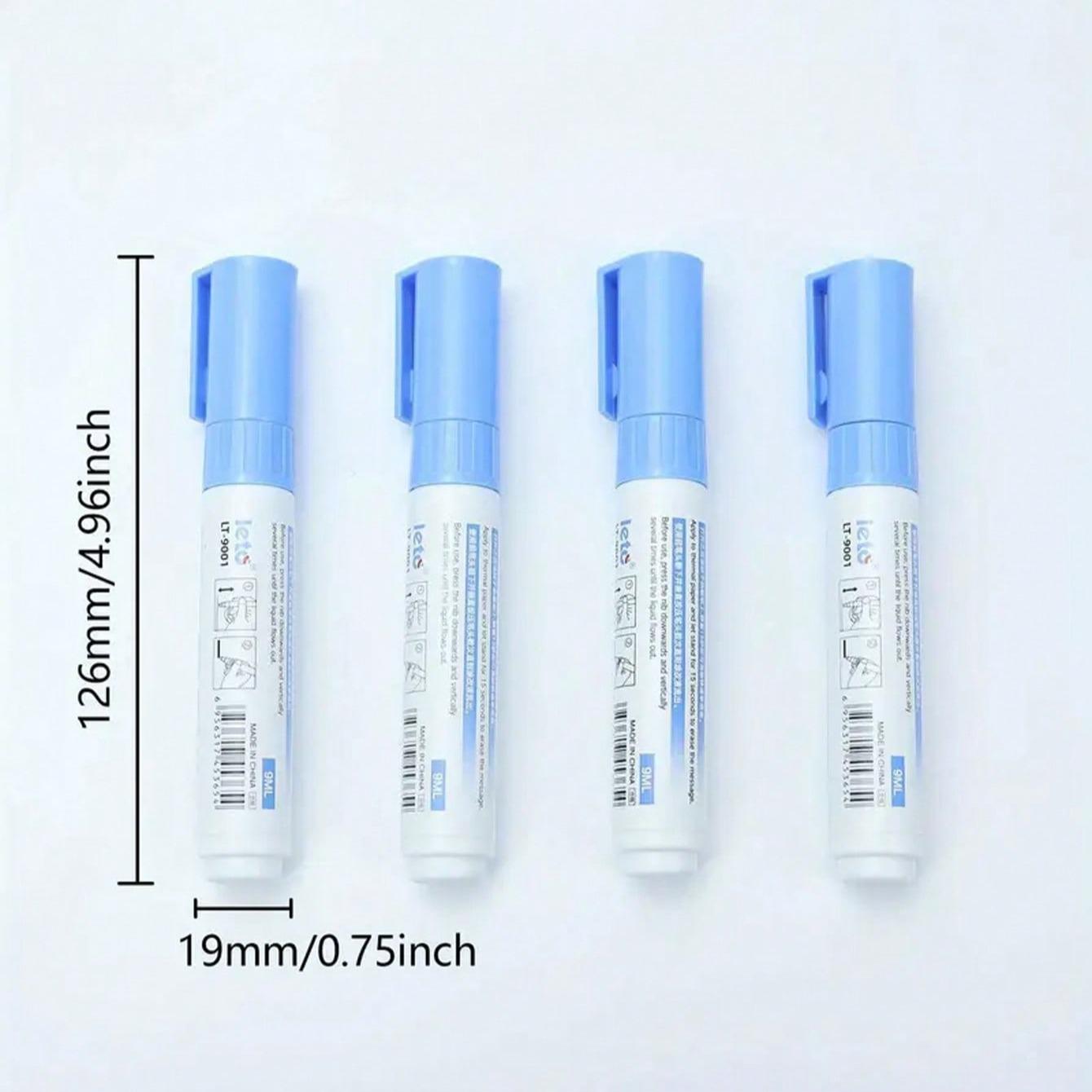 Security and Privacy Protection Thermal Paper Eraser, Tip, Seamless Eraser, Bill Cleaning Tool, Credit Cards, Phone Bills, Shipping Labels