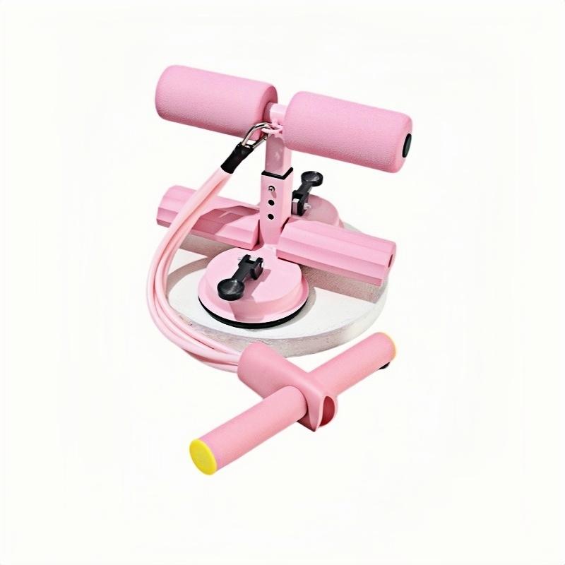 Abdominal Crunch Helper with Handle and Dual Suction Cups, Strong Suction Waist Trainer for Core Sculpting, Unisex Home Fitness Equipment