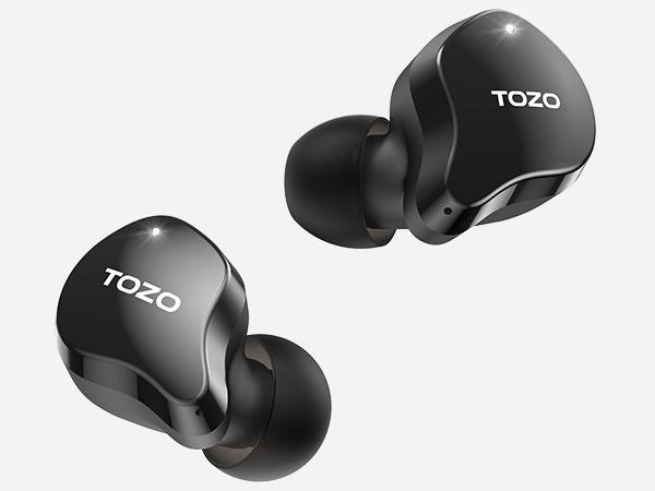 TOZO-Crystal Buds Bluetooth 5.3 True Wireless Stereo Earbuds IPX8 Waterproof Audio Digital Earphones Headphone Space Electronic Headset in-ear earphone FathersDayGift