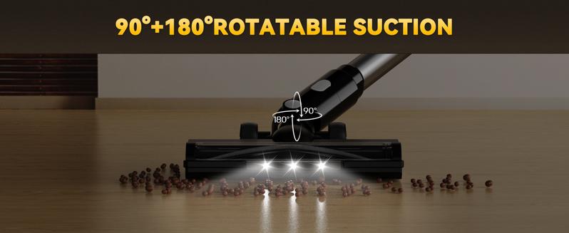 【No Batteries】350W Cordless Vacuum Cleaner for Dewalt 20v Battery/ for Milwaukee M18 Battery/ for Makita 18V Battery, 35kPa Brushless Lightweight Stick Vacuum with 3 Mode Suction,6 in 1 Stick Vacuum Cleaner with HEPA for Floor,Carpet, Car