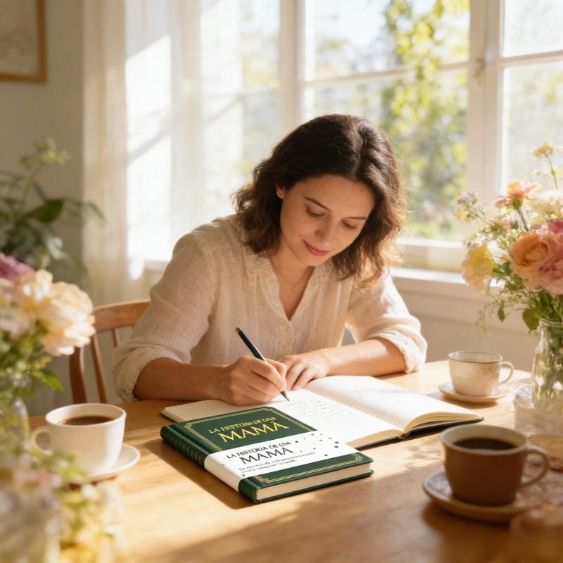 Mom's Life Story Diary Hardcover Edition, Meaningful Memorial Gift, 250+ Guiding Questions, Perfect for Mother's Day Birthday Christmas