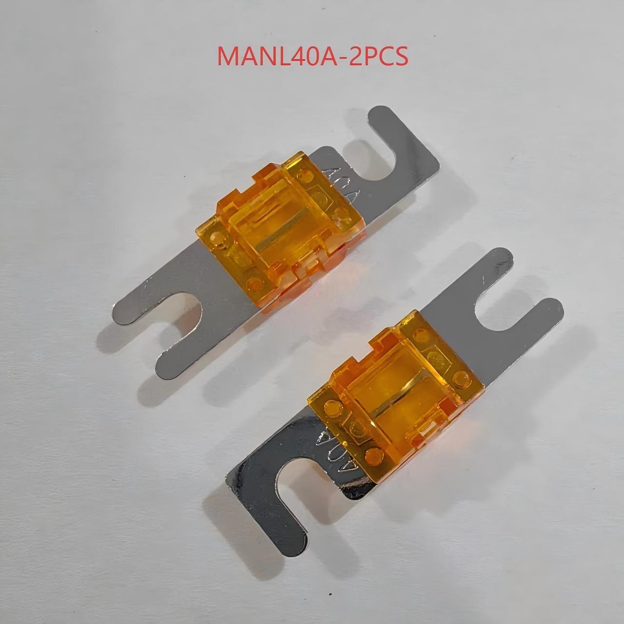 Manl Mini Fork Fuse, Nickel Plated, 18 Amp Ratings, 2 Pack, for Cars, Trucks, Boats, Motorcycles, Suvs, Replacement Parts