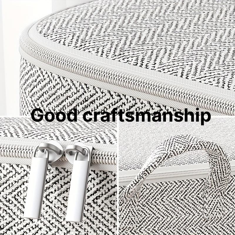 Large Storage Box with Lid, Multi-Functional Home Storage for Clothes, Blankets, Bedding, Perfect for Moving, Closet, Bedroom, Dormitory, Multifunctional Storage Bin