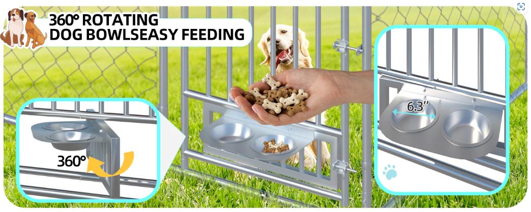 Transparent Pet Playpen, 8/12/16-Panel Pet fence with Door,  Indoor Dog Pen, 41*41*24/61*61*24, Foldable, White