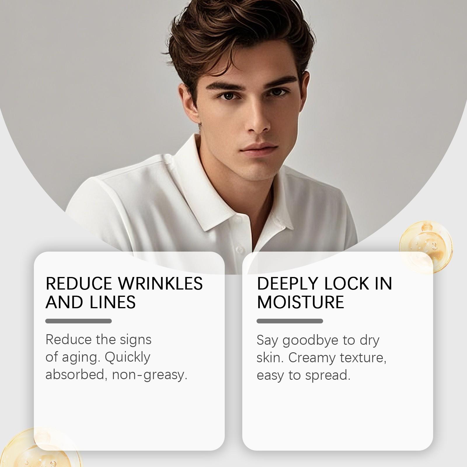 East Moon Men's Hydrating Facial Essence, Gentle Moisturizing Serum, Daily Care for Soft and Smooth Skin, Nourishing Face Treatment