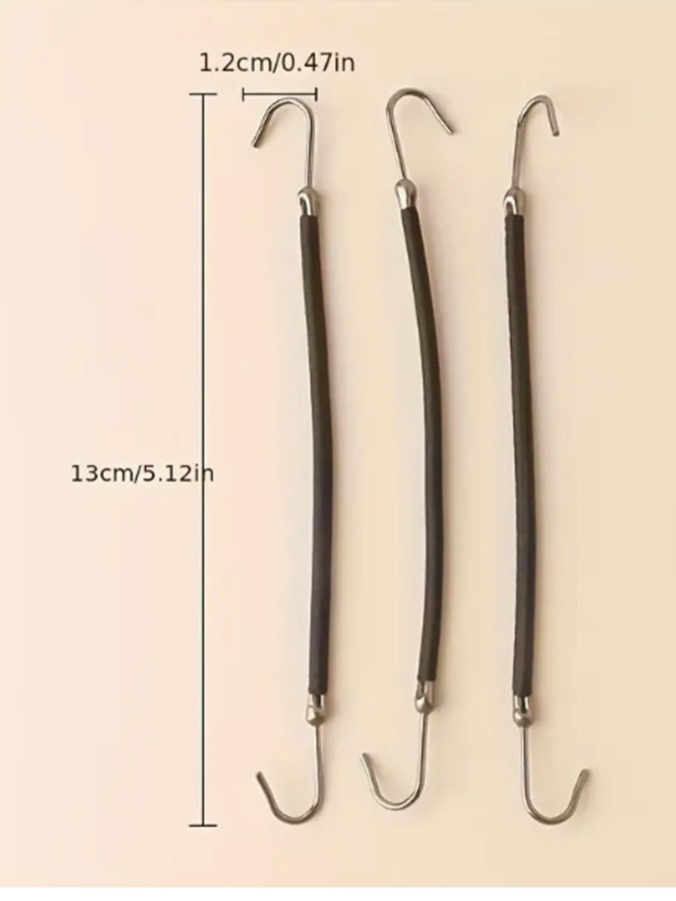 10-Pack Dual Hook Hair Pins, Options, Braiding Styling Tool, Professional Salon Hair Accessories