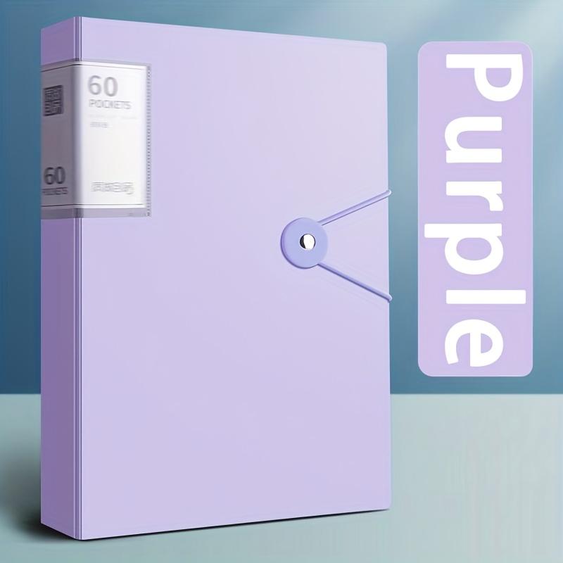 File bag for A4 folders, Office supplies, high transparency and waterproof, suitable for storing A4-sized documents and papers, convenient for storage and organization, an ideal folder for storing family, school, and office documents