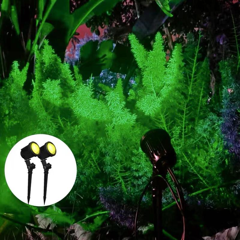 Smart Solar Spotlights Set of 6, APP Control, Total Length 42.7 Feet, 16 Million Colors, Ip65 Waterproof, Garden Path Lawn Decor, Outdoor Landscape Lighting