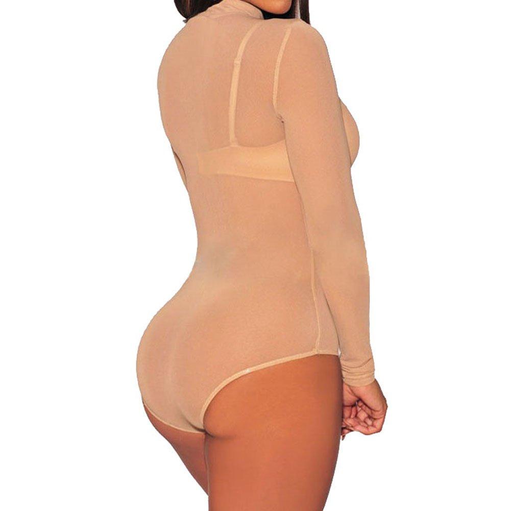 Women See Through Mesh Sheer Body Suit Girl Tops,Black Silk Contrast Bodysuit,Long Sleeved High Neck Piece for Lady Thong Seamless Fishing Net Clubwear Leotard,Fajas Para Mujer,Midnights Lingerie Underwear Women's Sheer Women See Through Mesh Sheer Body Suit Girl Tops,Black Silk Contrast Bodysuit,Long Sleeved High Neck Piece for Lady Thong Seamless Fishing Net Clubwear Leotard,Fajas Para Mujer,Midnights Lingerie Underwear Women's Sheer