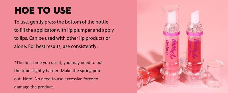 BISUTANG Lip Gloss Plumper Glossy LipLipstick, Lifter Gloss, Hydrating, Volumizes, High-Shine, Lip Plumping Lip Glaze Lip Makeup, Plump& Pout Lip Plumper for Women Girls