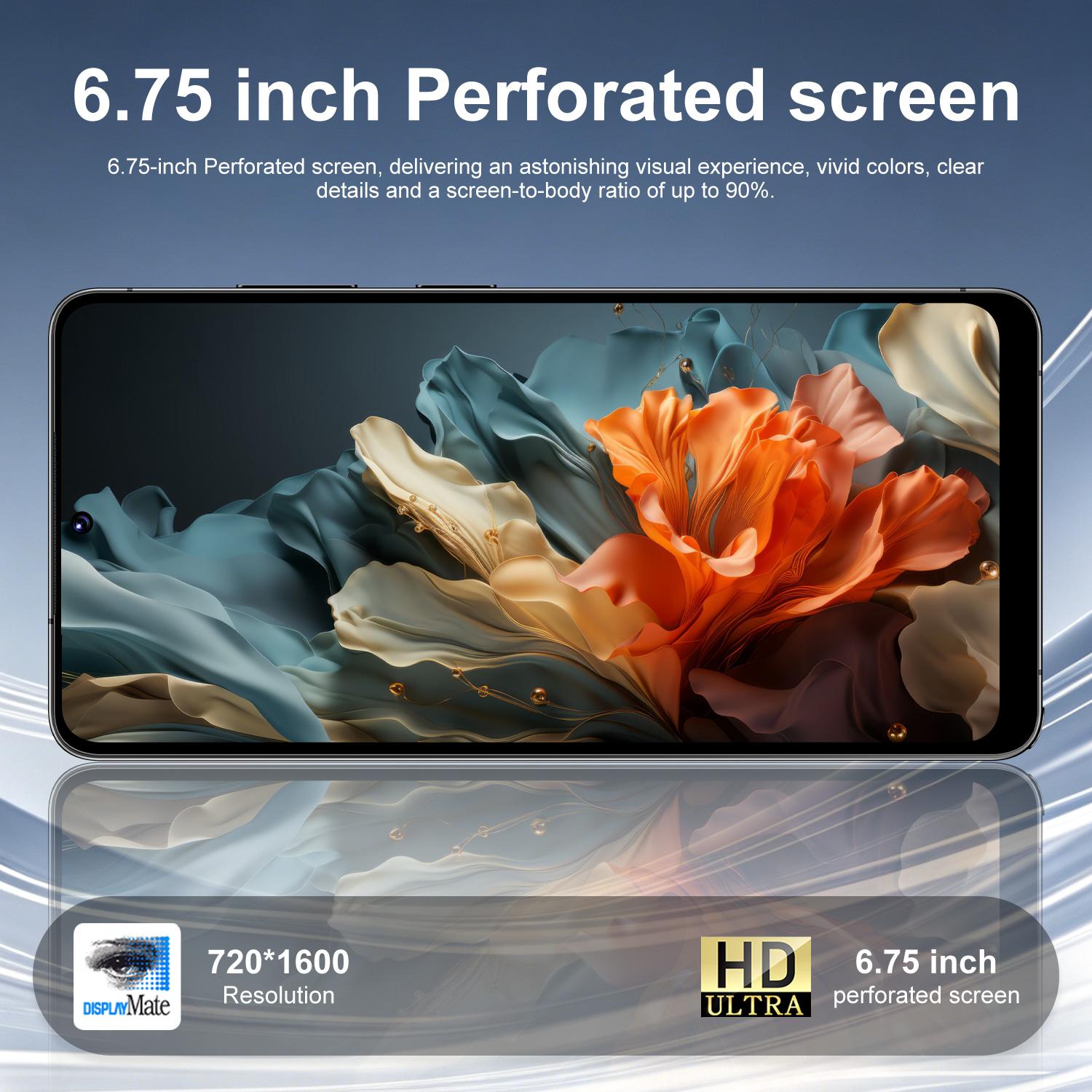 PTKESAL-26 Ultra 4g Smartphone, 6.75-Inch Screen, 3+32GB RAM, Mtk6762 Processor, Android 12, 4100mah Battery, Face Unlock, Stylus Included