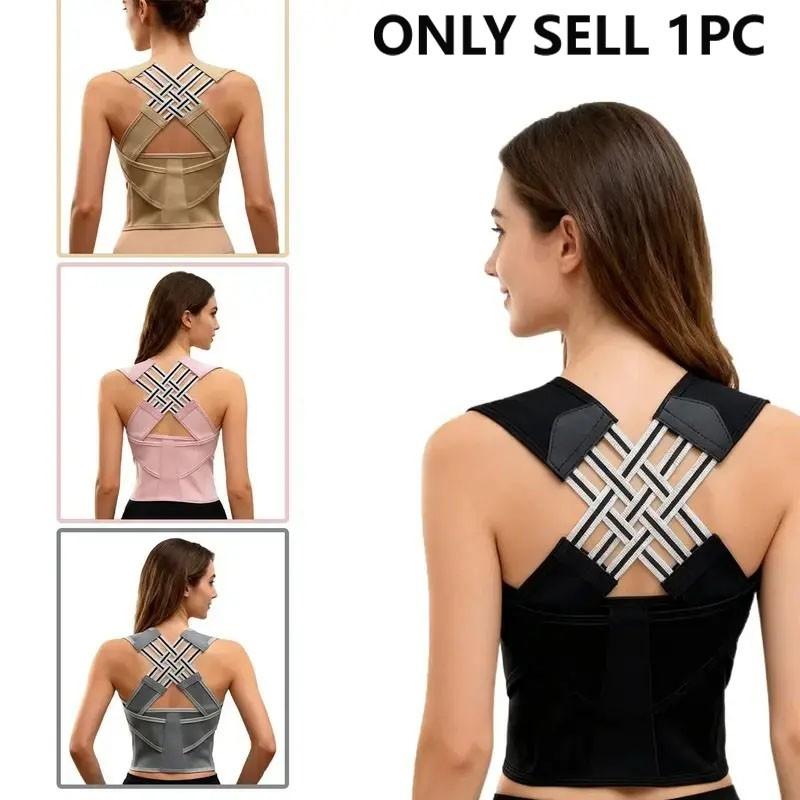 Waist Trainer for Teens, Posture Correction Belt for Men & Women, Back Support with Shoulder Straps, Hunchback Corrector, Ideal Mother's Day Gift