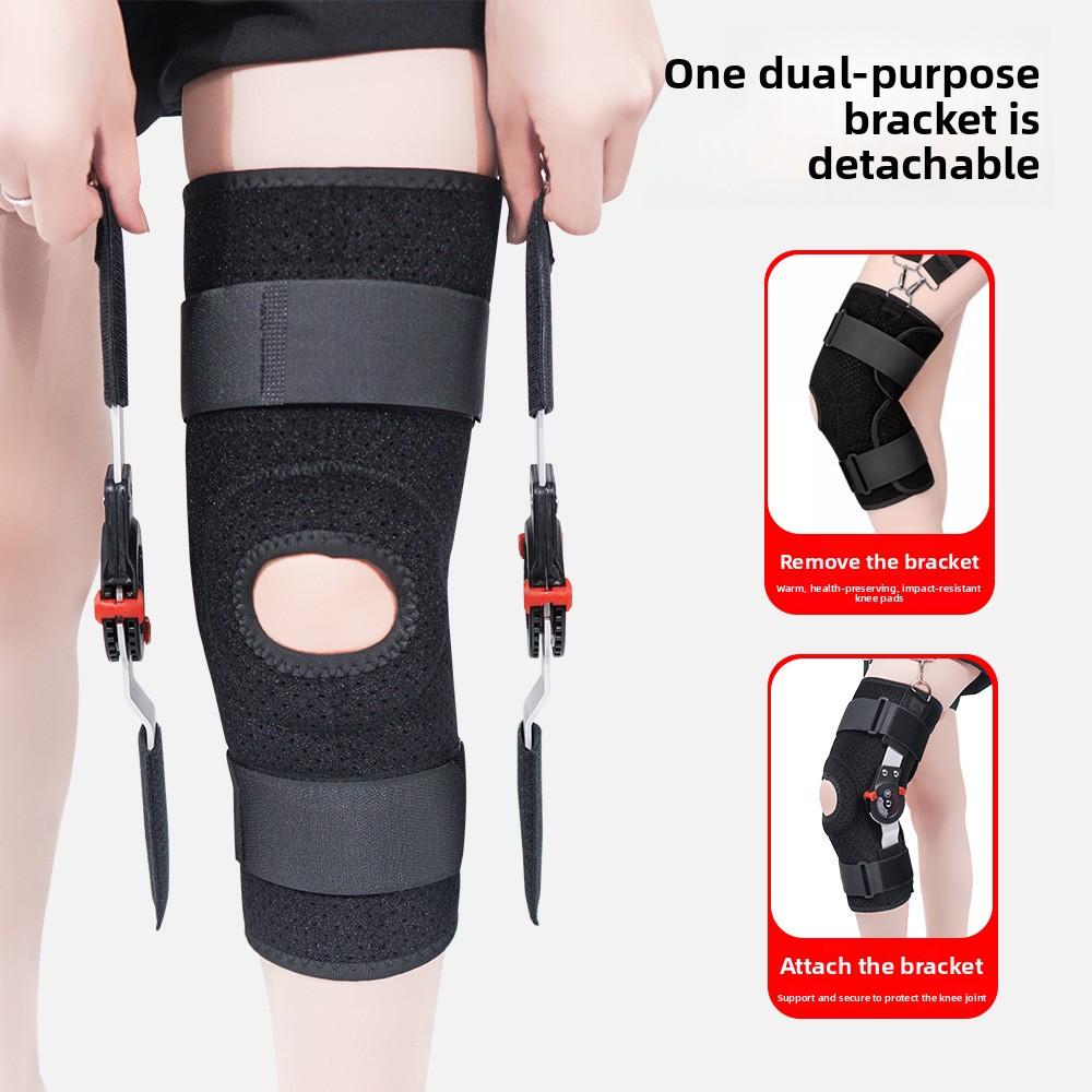 Adjustable Hinged Knee Brace – Angle Lock Knee Support for Post Op Recovery & Injury Stabilization
