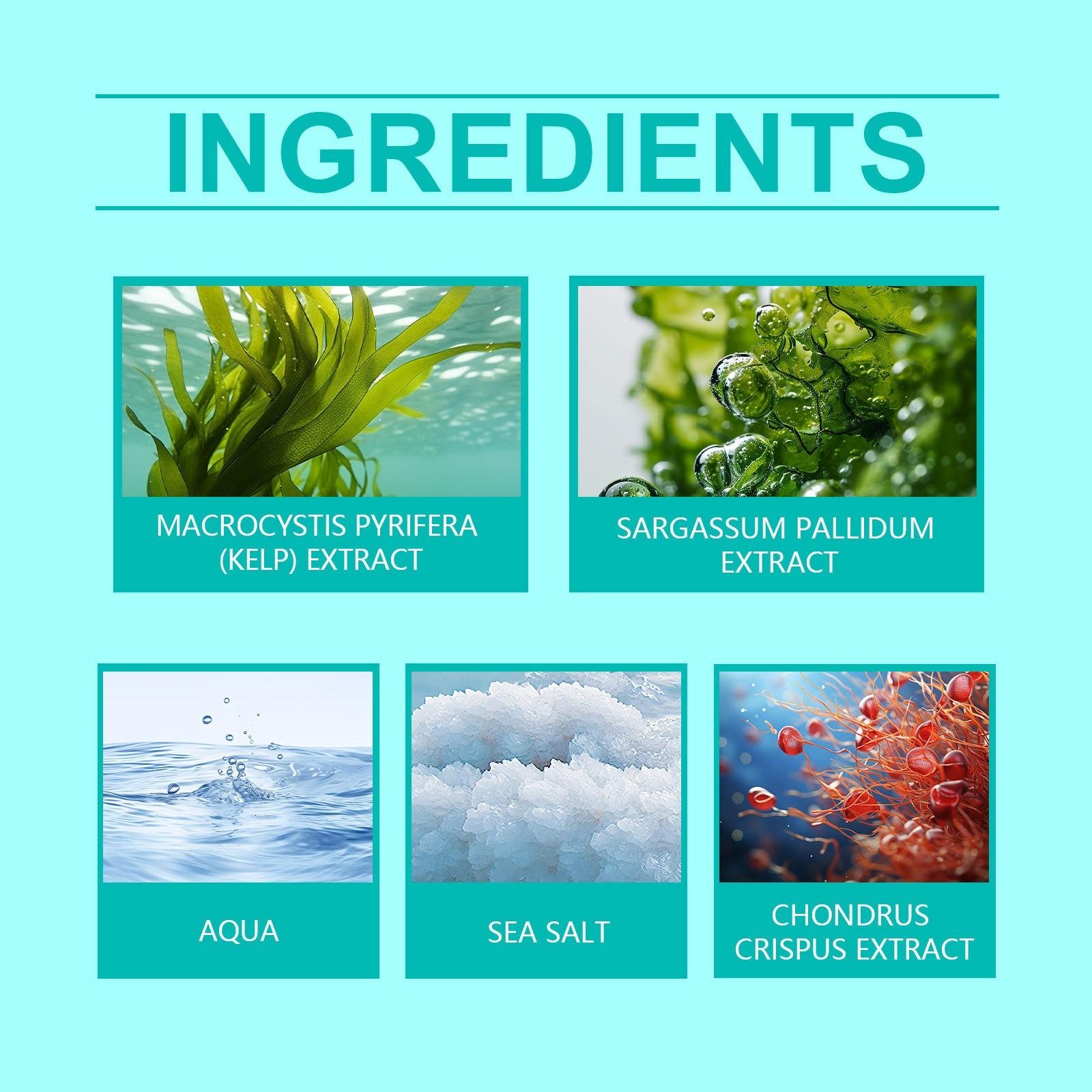 Sea Salt Curl Spray, Styling Gel for Curly Hair, Lightweight Hold, Refreshing Formula, Easy-To-Use Hair Mist, Perfect for Lazy Days