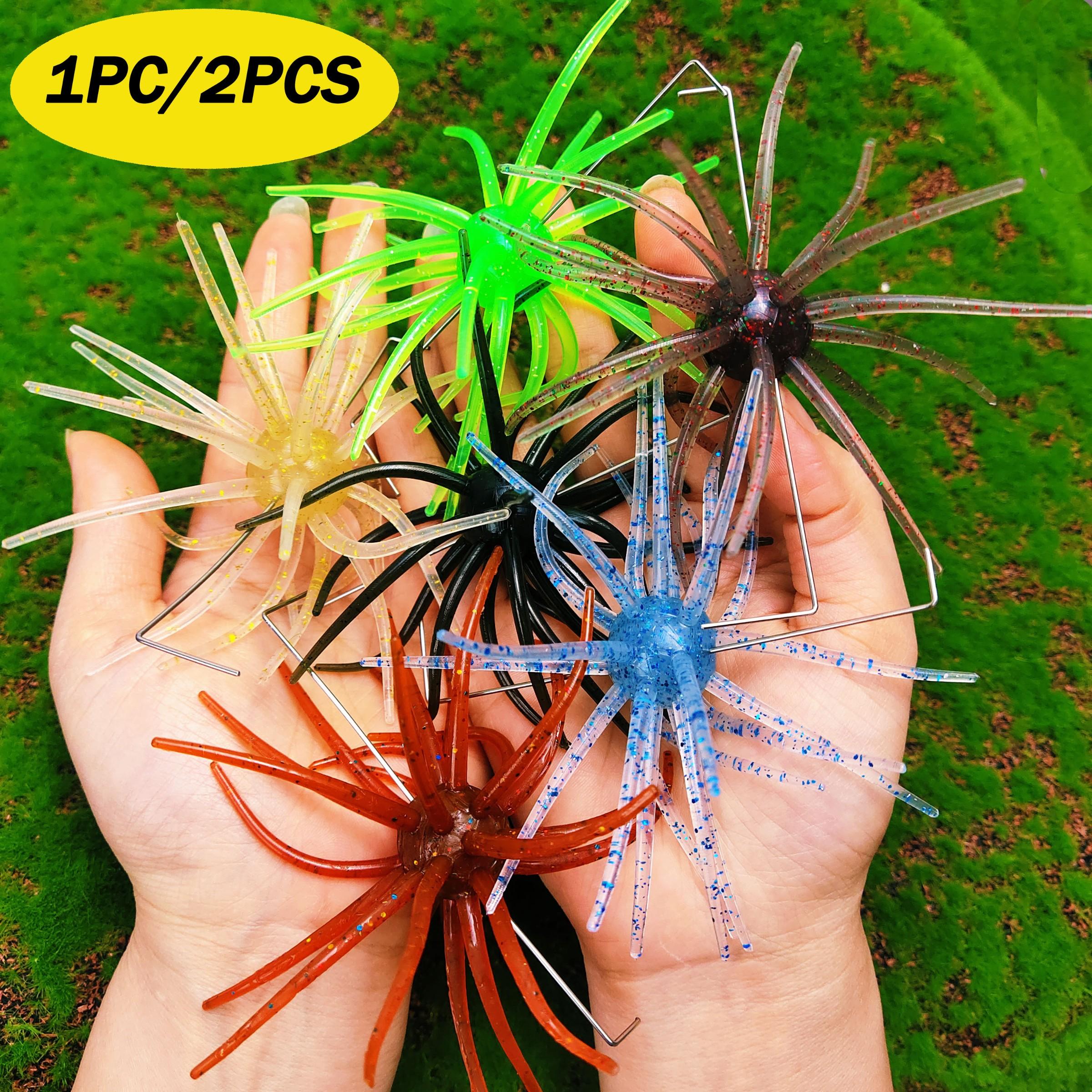 Realistic Sea Urchin Soft Bait, Large Size Single Pack, Medium Size Twin Pack, Durable Tpe Material, Fishing Lure Fake Bait