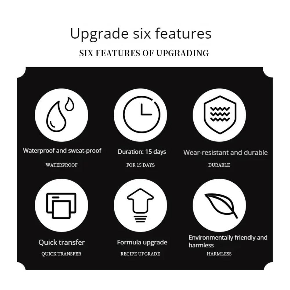 Handwritten font waterproof temporary tattoo sticker text word Chicano letter tattoo arm shoulder fake tattoo suitable for women and men