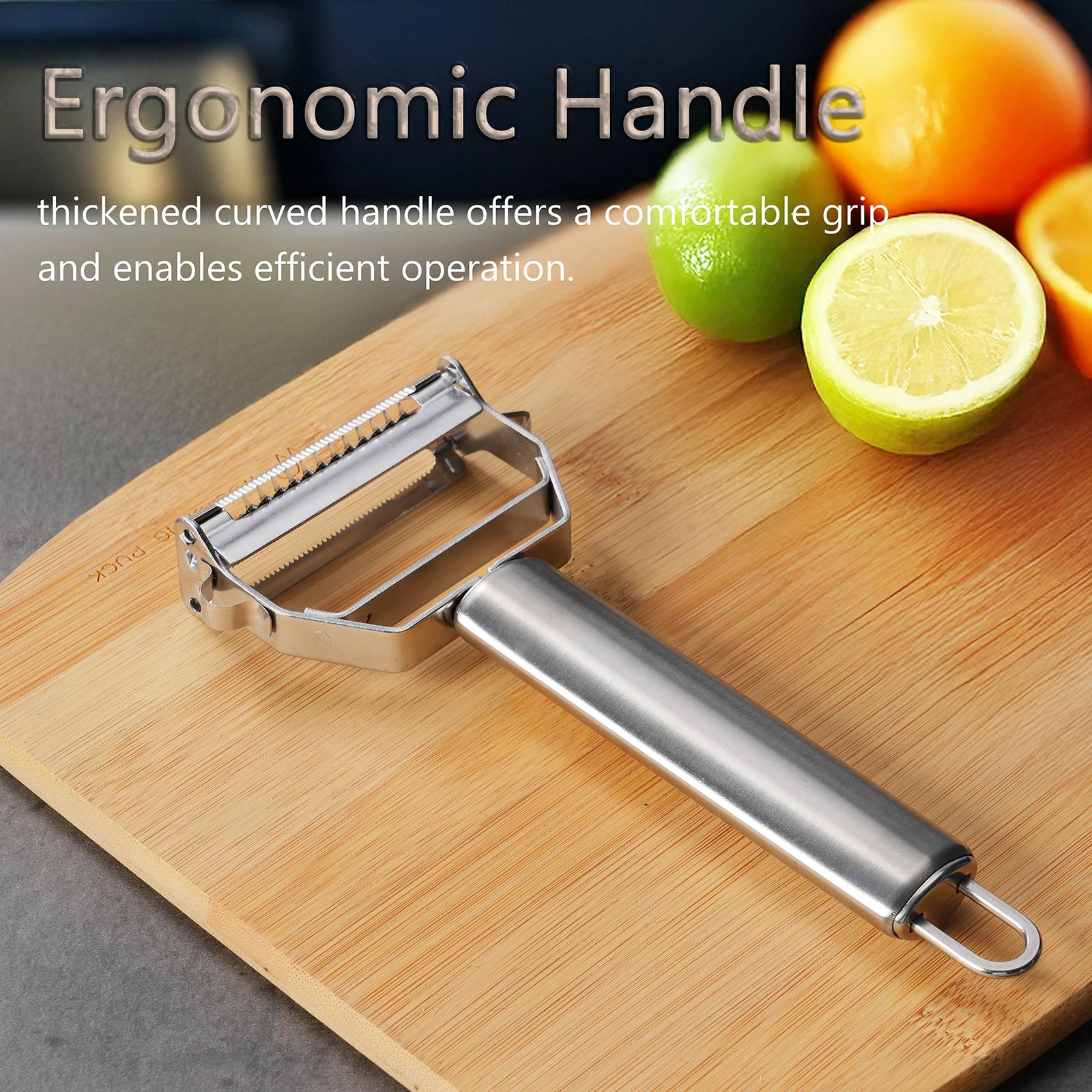 Peeling knife scraper knife 304 stainless steel kitchen household multifunctional fruit melon grater zucchini chef special scraper scraper knife shaver knife potato peeling and grating goddess