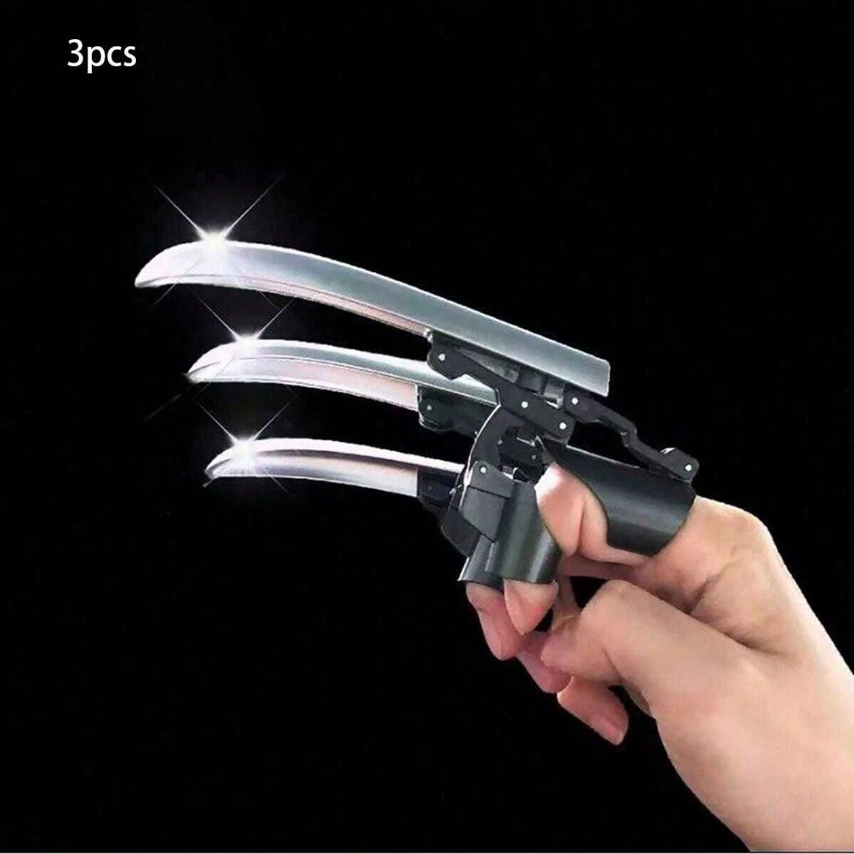 Mechanical Wolf Claw Costume Prop, Retractable and Foldable, Flexible Knuckles, Ghost Hand Claw Decoration, Escape Room Role-Play Accessory
