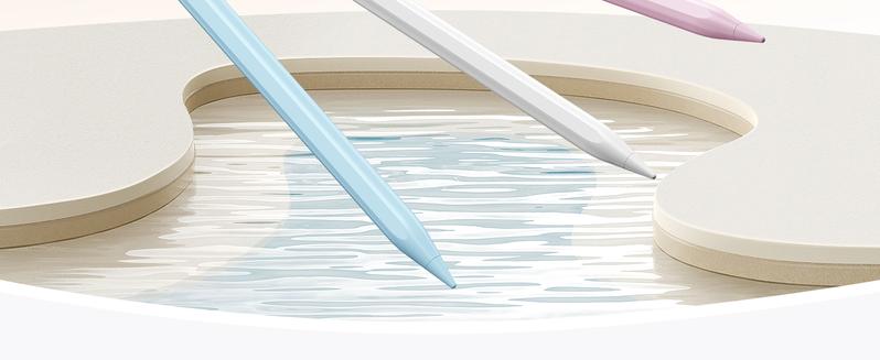 ZtotopCases Wireless Charging Stylus Pen With Four Pen Tips for iPad, Smart iPad Pencil 2nd Generation with Palm Rejection Tilt Function, Pink