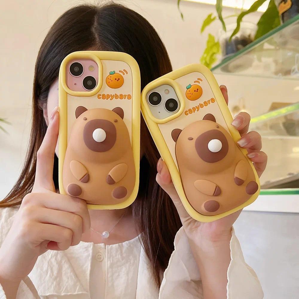 3D Cute Cartoon Blowing Bubble Capybara, Soft Silicone Phone Case, Back Cover, Decorative Phone Protector, Accessories, iPhone 11, 12, 13, 14, 15 16 17 Pro Max, Casing - TikTok Shop 3D Cute Cartoon Blowing Bubble Capybara, Soft Silicone Phone Case, Back Cover, Decorative Phone Protector, Accessories, iPhone 11, 12, 13, 14, 15 16 17 Pro Max, Casing - TikTok Shop
