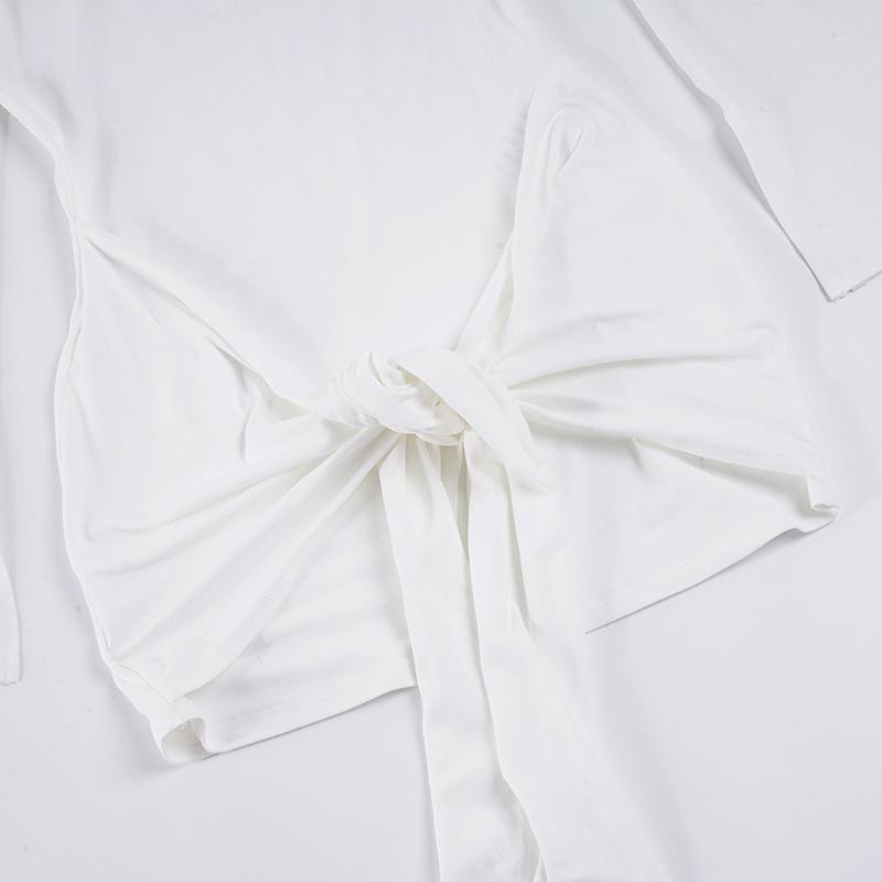 Elegant Asymmetrical Long Sleeve Maxi Dress, Tie Wedding Gown, Spring & Fall Women's Fashion, Party Wear, Chic Design, Formal Wear