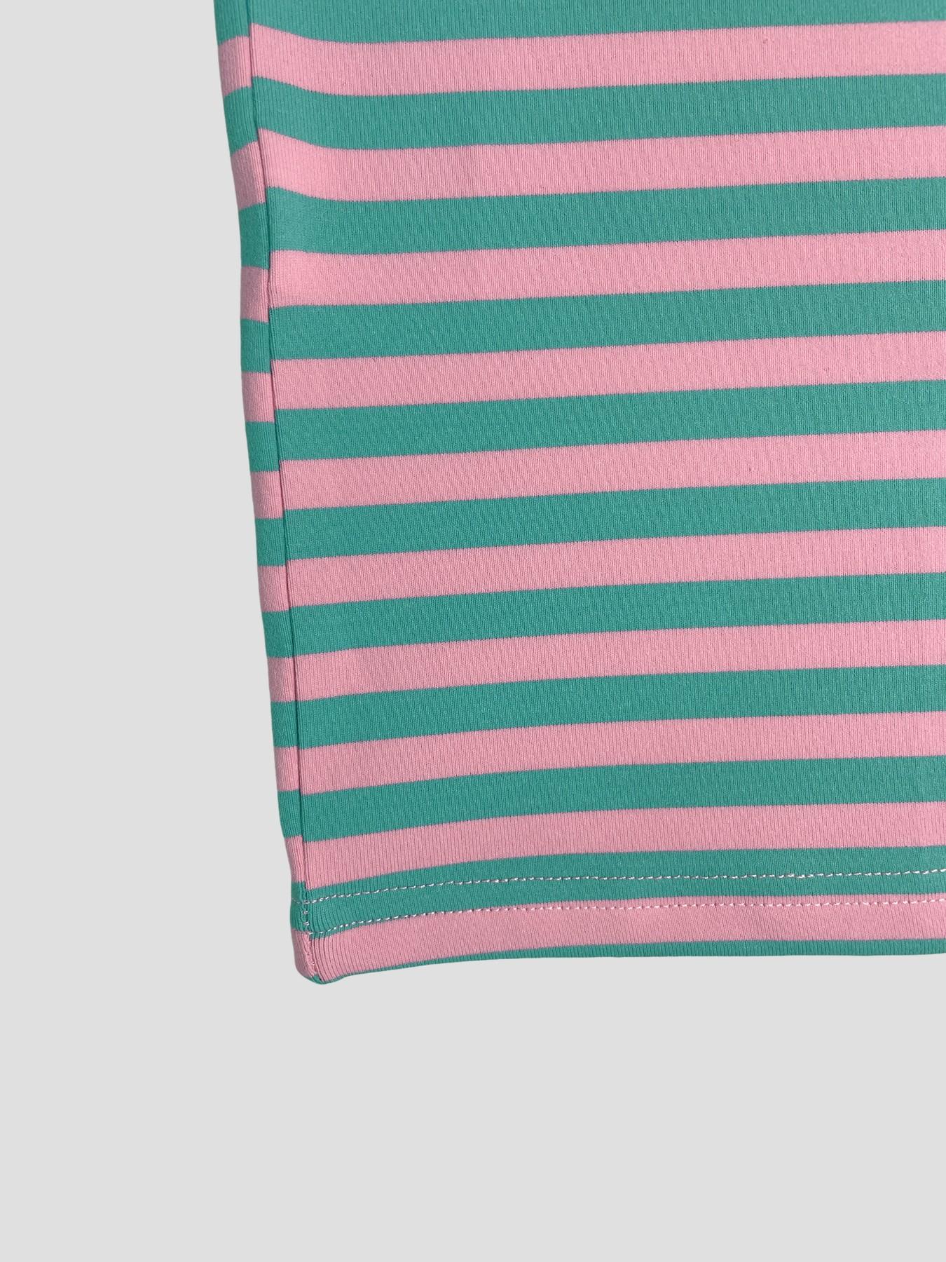 Women's Loose Short Sleeve Striped Top + Casual Striped Shorts Set Outfit, Travel, Fitted Style, All Seasons, Regular Length