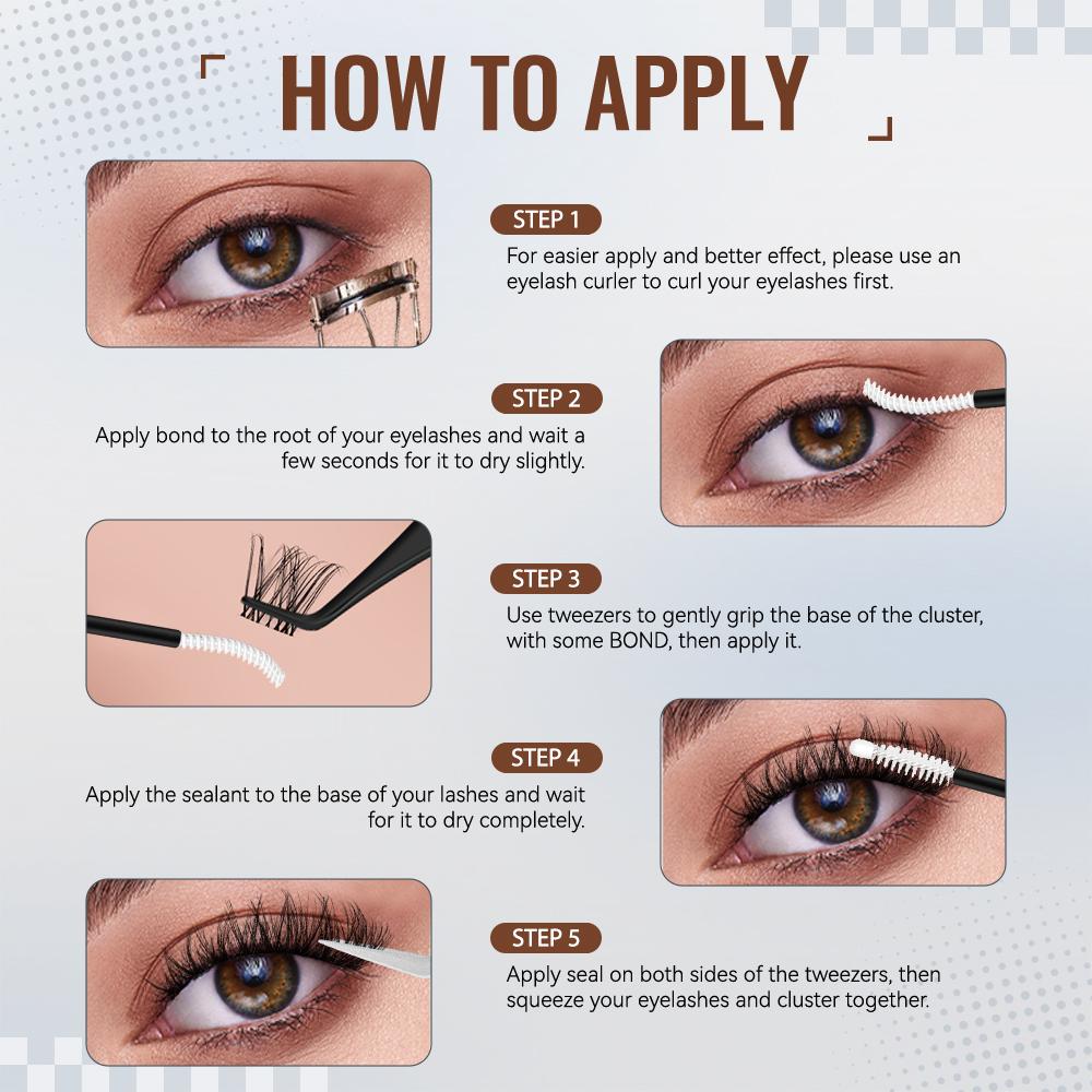 Velure Collection | AiryCute Velure & DarkBrown Velure & Lightbrown Velure & One-Length Velure | Waterproof, Long-Lasting Lashes | Venus | Natural Daily | Beginner-Friendly Lashes for a Flawless Look | Trendy & Must-Have Clusters