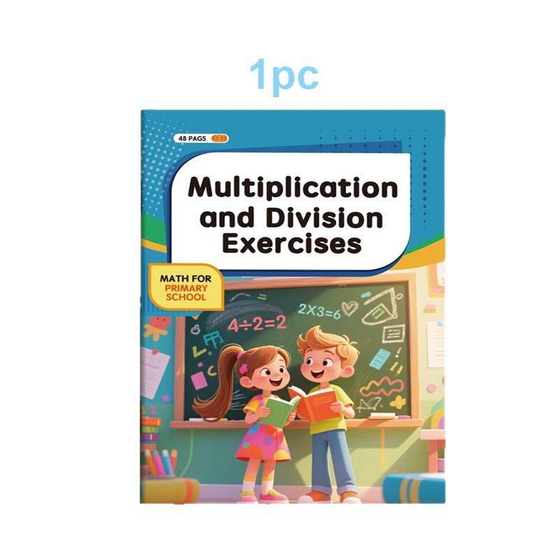 Math Practice Workbook for Kids, Multiplication Exercises, Enhance Math Skills, Easter Gift for Boys and Girls, Holiday Present