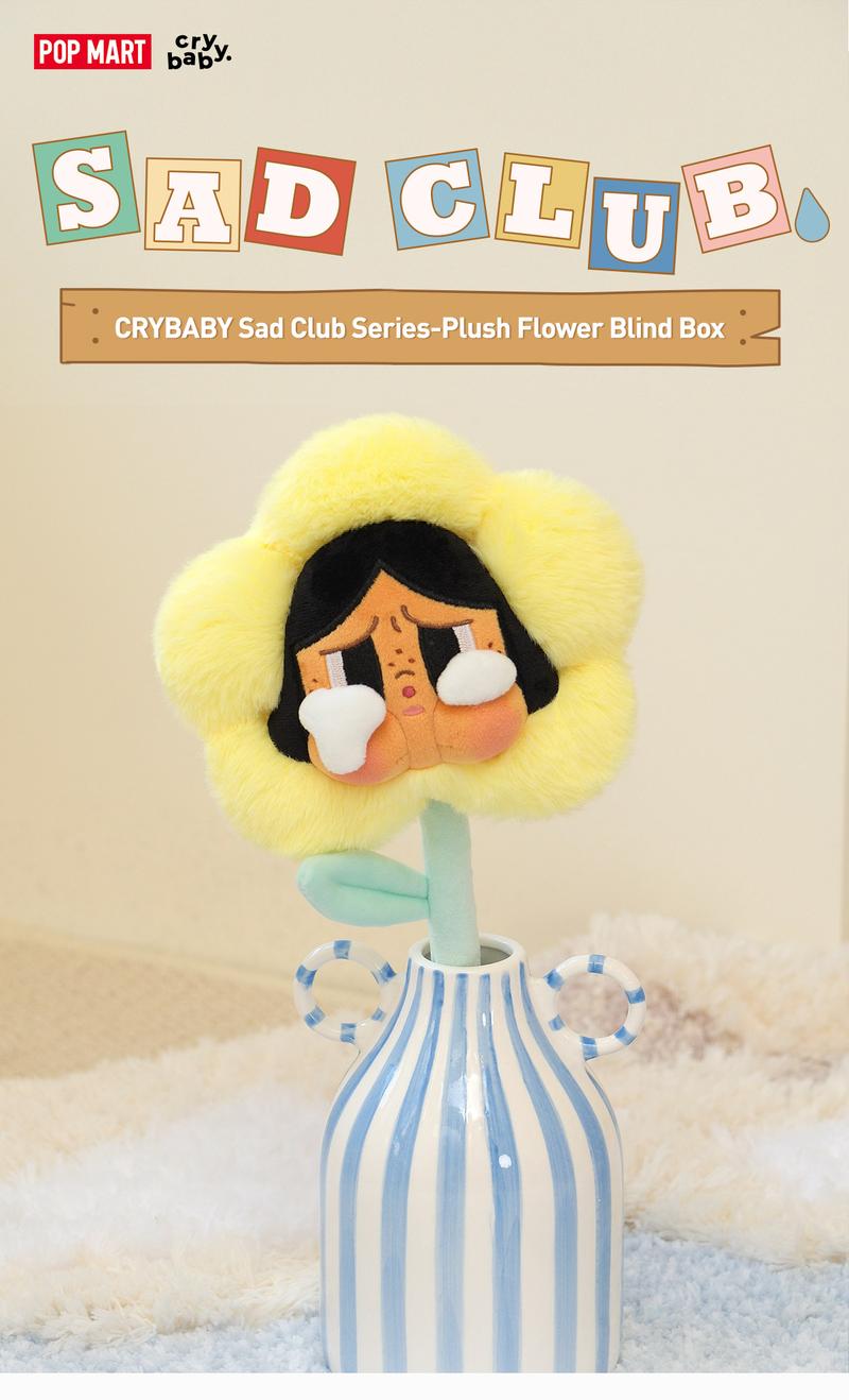 POP MART CRYBABY Sad Club Series Plush Flower Blind Box, Collectible Toys, Valentine’s Day Gifts POP MART CRYBABY Sad Club Series Plush Flower Blind Box, Collectible Toys, Valentine’s Day Gifts