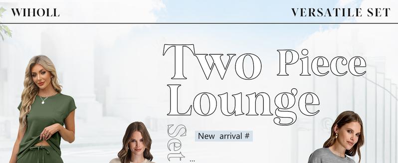 OFEEFAN 2 Piece Sets for Women Casual Summer Travel Vacation Outfits Cap Sleeve Lounge Set Chic Crewneck Soft Silky Breathable Clothes