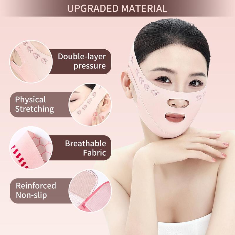 Jungshea V Line Face Lifting Strap for Double Chin Reduction, Face Lifting & Sculpting, Adjustable Skincare Tool for Women and Men – Perfect Gift!