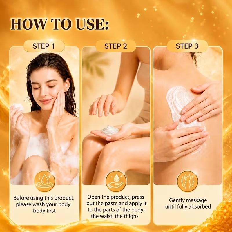 Shaping & Firming Body Cream – Body Care, Bee Venom Anti-Aging Moisturizer, Collagen Caffeine 50g
