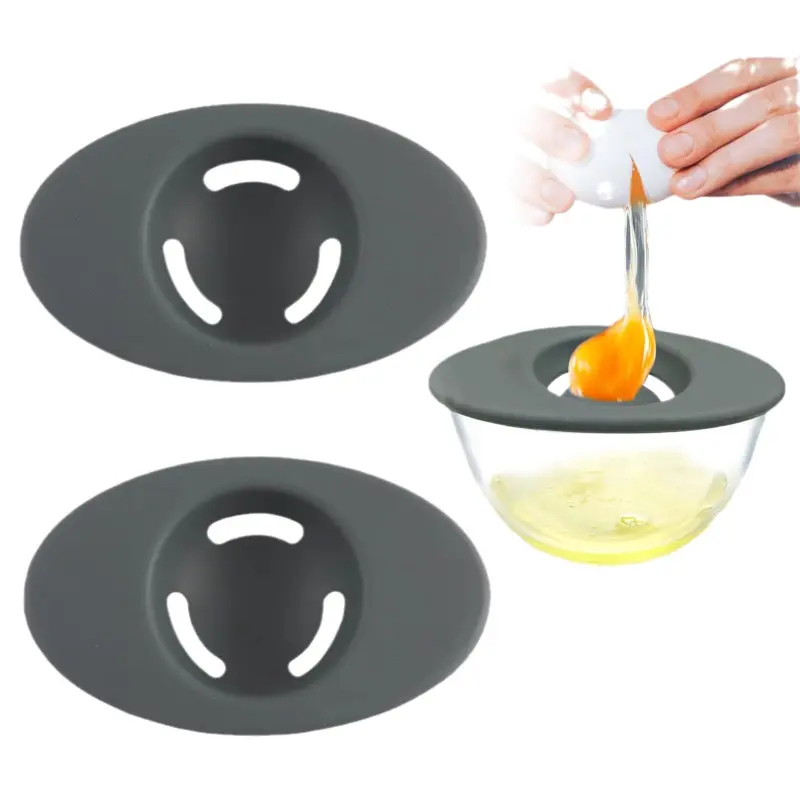 Kitchen Lightweight Food Grade Egg White Separator, Black Egg Utensil