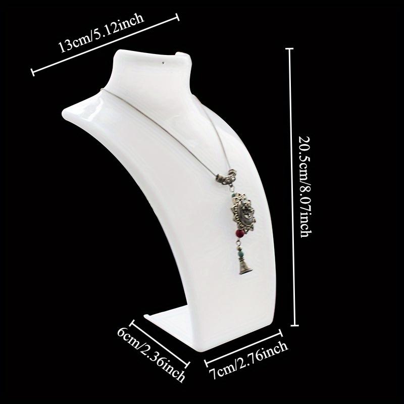1PC Simple Jewelry Display Stand for Necklace Pendant - Portrait Neck Jewelry Rack, Earring Storage Rack
