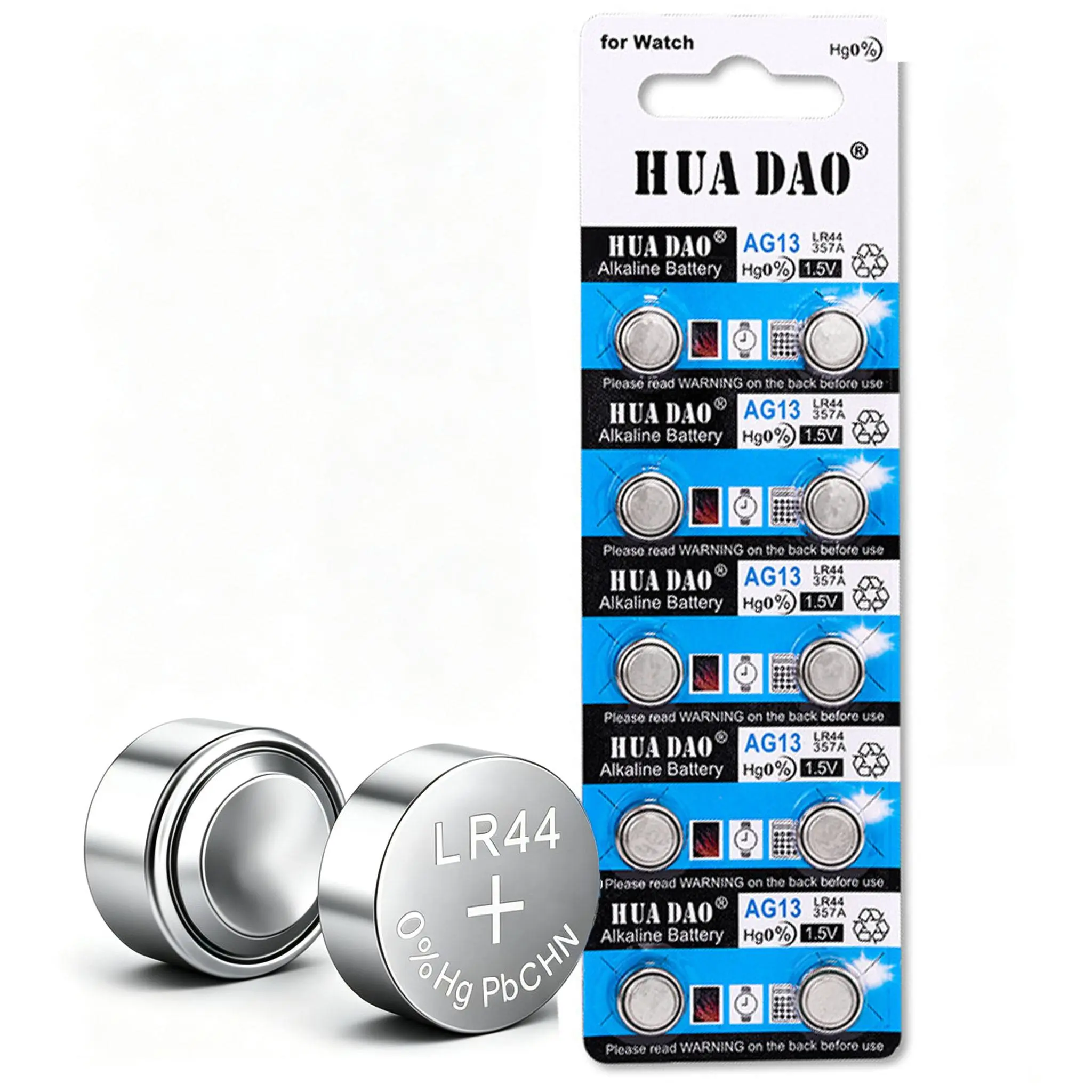 LR44 Button Battery Model A76 Alkaline AG13 Button Cell Alkaline Battery