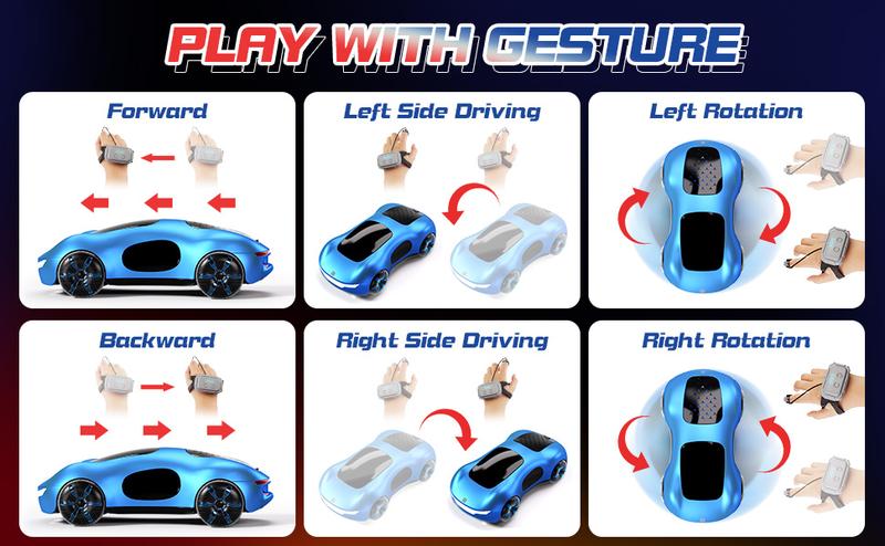 Remote Control Stunt Car with Light Spray and Music, 360° Rotation, 2.4GHz Drifting Remote Control Car Toy for Kids, Cool Birthday/Christmas Gift for 6 7 8 9 10 11 12 Year Old Boys and Girls metal  toys  crafter christ mad gifts