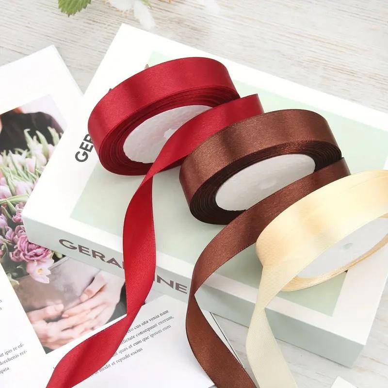 3 Rolls 22m Ribbon, Gift Wrapping Ribbon, Bouquet Packaging, Handmade Bow Decor, Party Decoration, Cake Decorating Ribbon