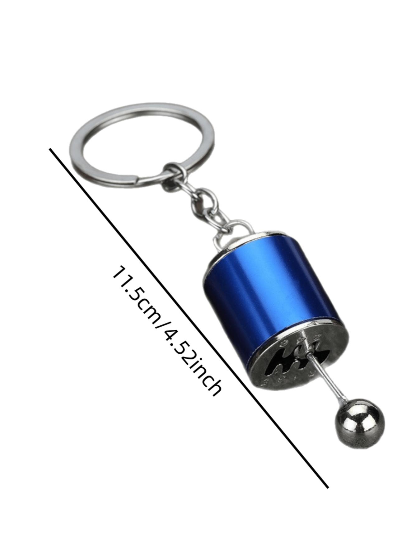 Wind Manual Transmission Keychain, Moveable Gear Head Pendant, Car Modification Culture, Unique Gift for Car Enthusiasts, Bag Charm, Car Key Chain