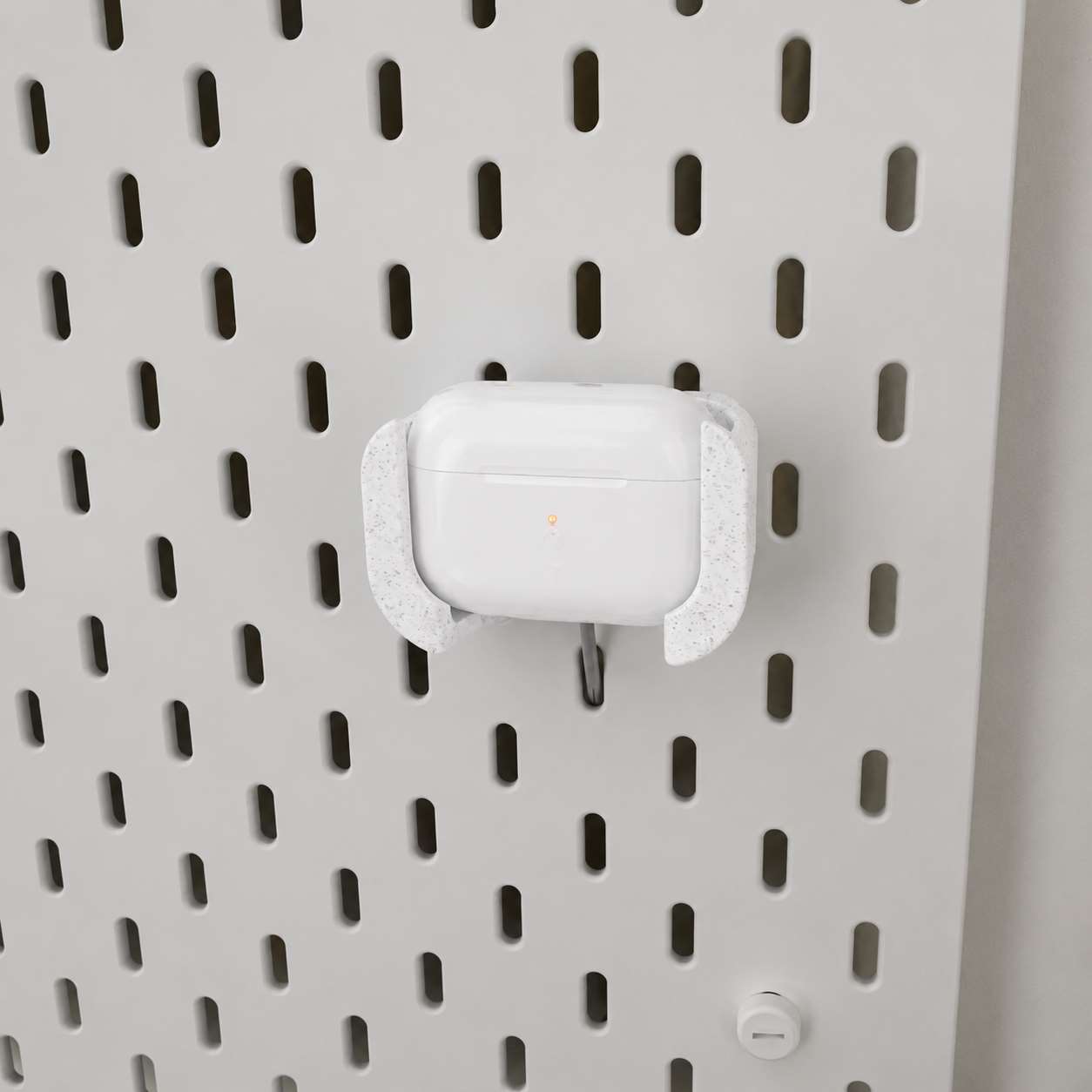 Skadis Pegboard Compatible Earphone Charging Stand Wall Hanging Cable Organizer Holder