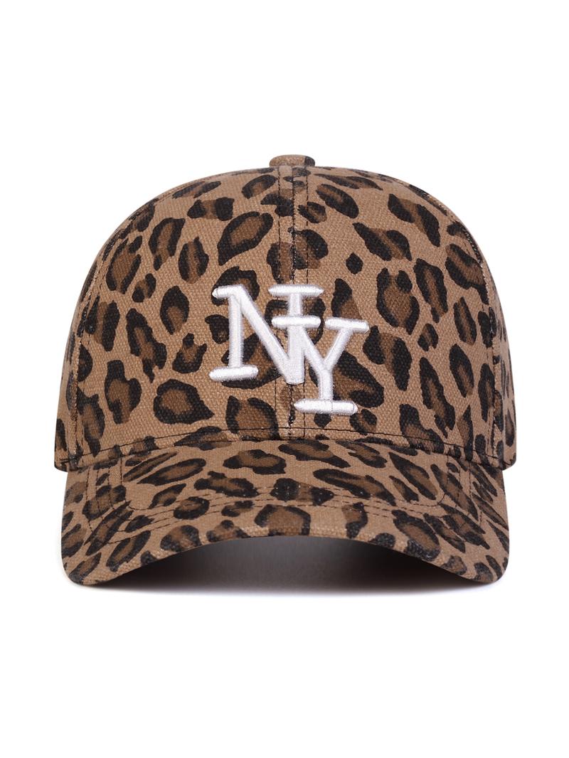 Unisex Ny Letter Baseball Cap, Adjustable Sun Protection Hat, Outdoor Travel Beach Vacation, Casual Fitted Design, All Seasons