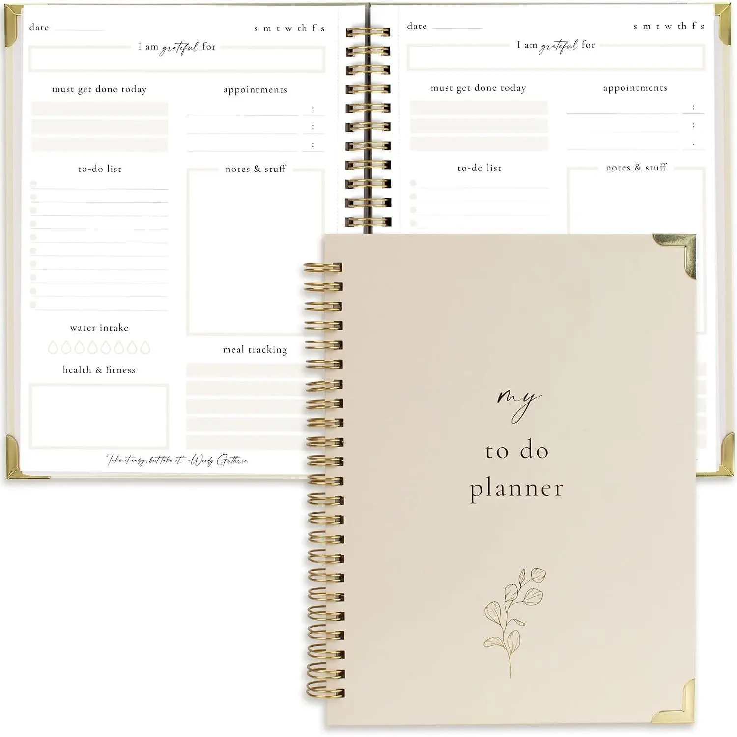 Aesthetic Undated To Do List Notebook - ADHD Daily Planner for Women, Organize Tasks & Boost Productivity, Stylish School & Office Supplies Gift
