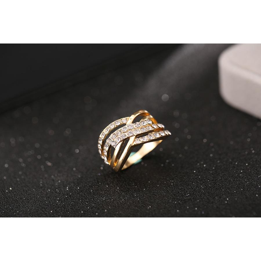 Twist diamond ring, ring women's hollow engraved diamond ring