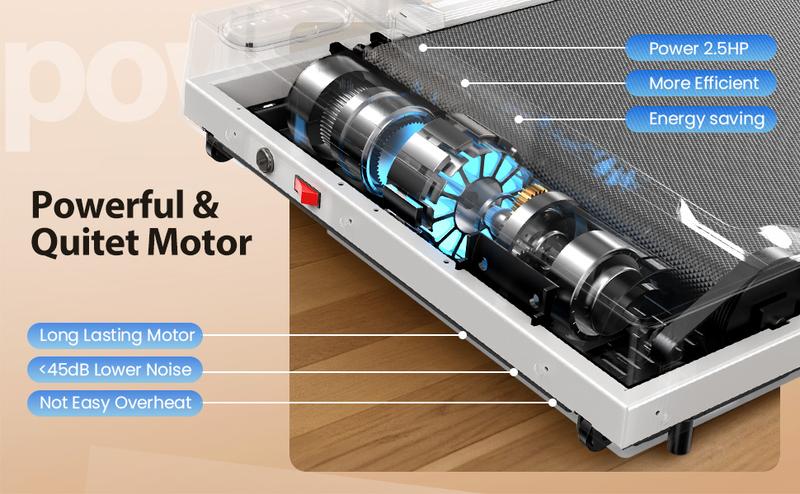 【New Year Sale】Jagjog Walking Pad Treadmill with Incline, 4 in 1 Under Desk Treadmills for Home Office, 2.5HP Low Noise 265LB Capacity Portable Treadmill with Remote Control for Walking Jogging Running