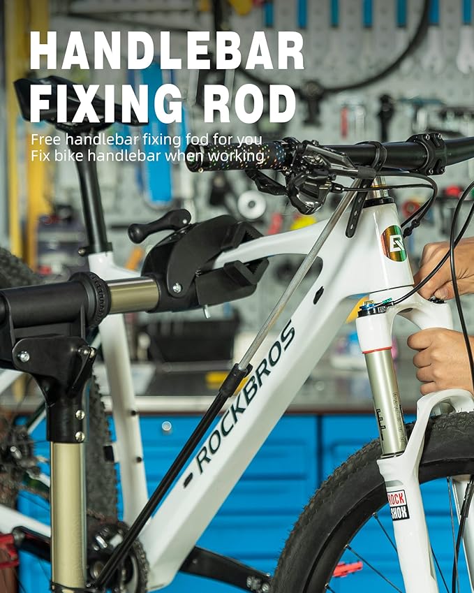 ROCKBROS Bike Repair Stand Max 65 lbs Home Bike Bicycle Stand for Mechanic Maintenance Rack Road Mountain Bikes Repair Stand ROCKBROS Bike Repair Stand Max 65 lbs Home Bike Bicycle Stand for Mechanic Maintenance Rack Road Mountain Bikes Repair Stand