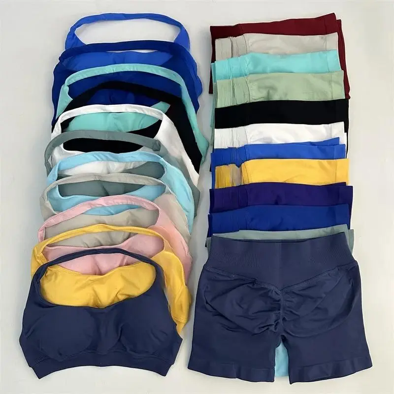 Impact Sports Bra & Shorts/Leggings Set – Seamless, High-Performance Activewear For Ultimate Comfort