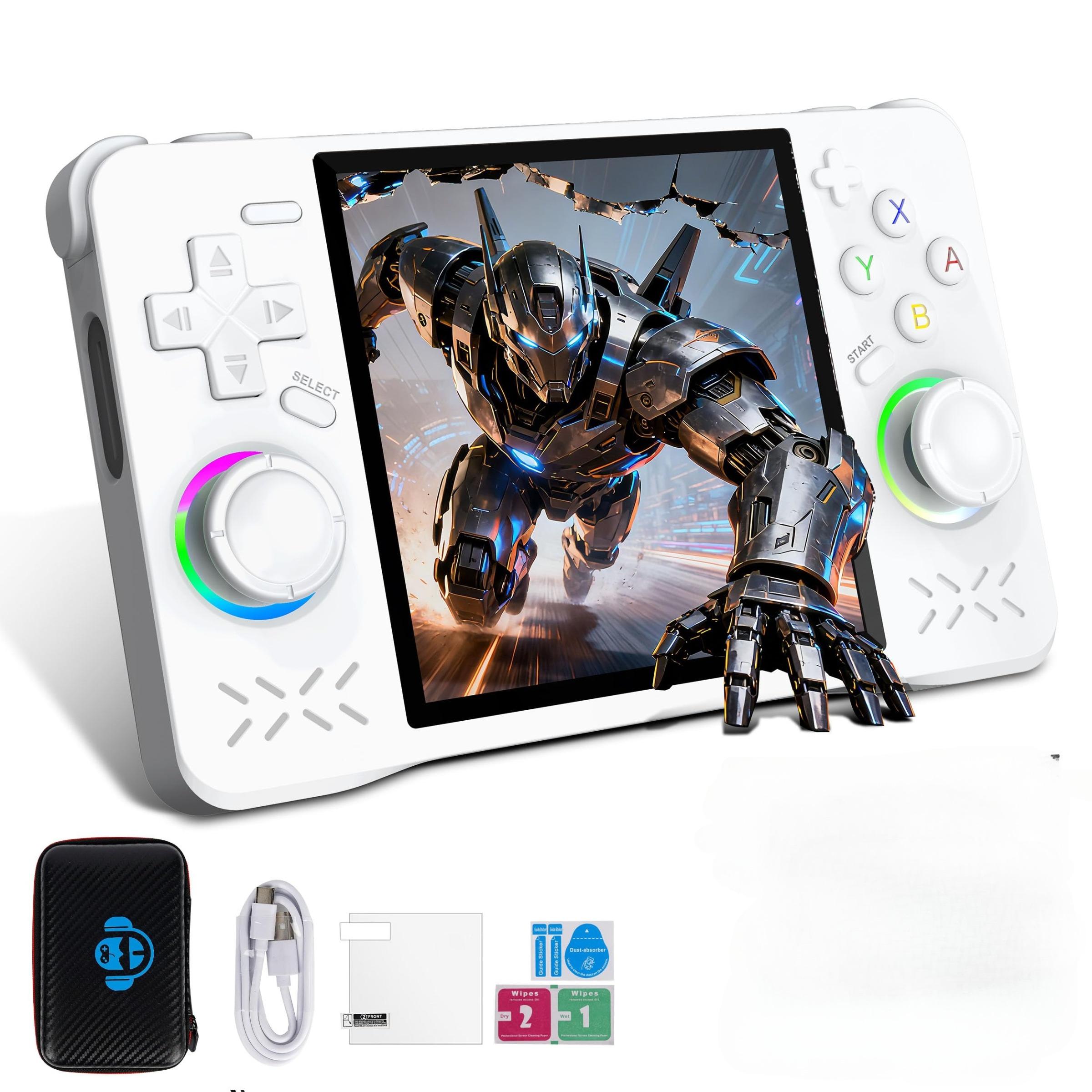 Xf40h Retro Handheld Gaming Console, WiFi Multiplayer, Hall Effect Switch Buttons, 2.4g Wireless Controller, 18000+ Classic Games, 4000mah Battery