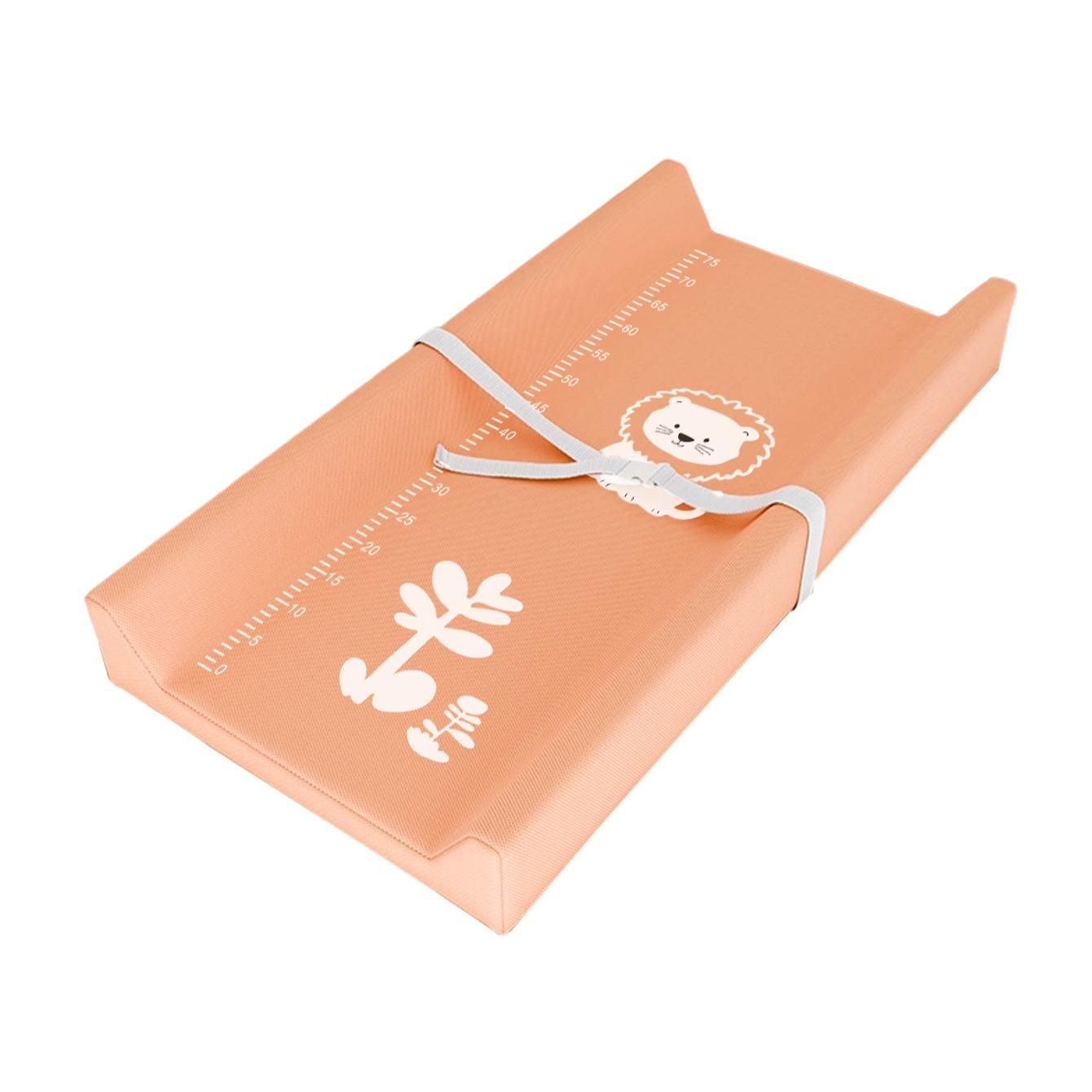 Baby Changing Table with PU Diaper Pad, Leather Infant Care Dressing Table, Baby Massage Mat, Compressed Packaging, Pure Color PU Diaper Table