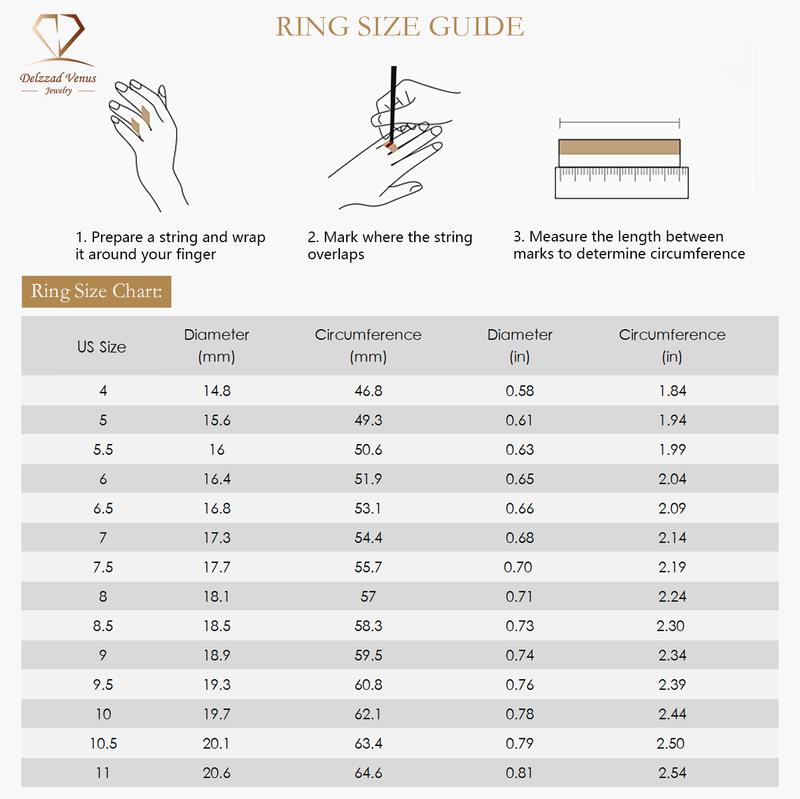 Delzzad Round Synthetic Moissanite S925 Curved Wedding Band Valentine's Day Gift For Women Engagement Rings Delzzad Round Synthetic Moissanite S925 Curved Wedding Band Valentine's Day Gift For Women Engagement Rings