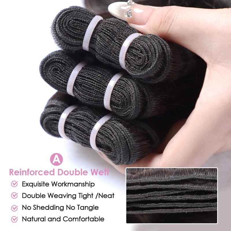 Pizazz Hair Body Wave Human Hair Bundles Salon Quality Brazilian Virgin Bundles 100% Human Hair